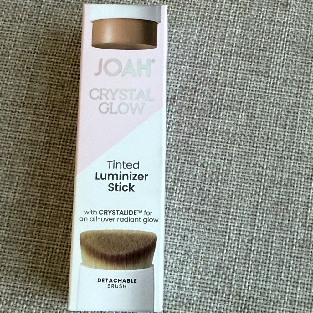 Joah Crystal Glow Tinted Luminizer Stick w/Detachable Brush in JCG205 Nude Beige